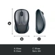 Беспроводная мышь Logitech M235 Wirreless Red (910-002496) - изображение 8