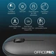 Беспроводная мышь OfficePro M185B Silent Click Wireless Black (M185B) - изображение 10