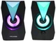 Акустична система Microlab 2.0 B-22 6Вт RGB Led USB Black (B-22) - зображення 3