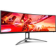 Монітор 48.8" AOC AG493UCX2 Curved DQHD VA 165Hz (AG493UCX2) - изображение 2