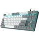 Клавиатура Aula F3287 Grey/White keycap KRGD blue EN/UA (6948391240954) - изображение 2
