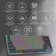 Клавіатура GamePro MK141R Red Switch Low Profile Dark Gray RGB (MK141R) - зображення 5