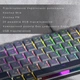 Клавіатура GamePro MK141R Red Switch Low Profile Dark Gray RGB (MK141R) - зображення 6