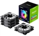 Вентилятор GameMax 120mm*4 KIT ARGB fan DRH400 (DRH400) - зображення 6
