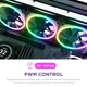 Вентилятор NZXT F140RGB Duo - 140mm Dual-sided RGB Fan - Single Pack (Black) (RF-D14SF-B1) - изображение 6