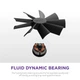 Вентилятор NZXT F140RGB Duo - 140mm Dual-sided RGB Fan - Single Pack (Black) (RF-D14SF-B1) - изображение 11