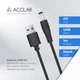 Кабель Kit USB-A > DC 5.5х2.1мм, 5V/1.5A, чорний (1283126552816) - зображення 3