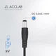 Кабель Kit USB-A > DC 5.5х2.1мм, 5V/1.5A, чорний (1283126552816) - зображення 4