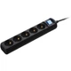 Мережевий фільтр 5XSchuko з вимикачем, 3G*1.5мм, 5м, black (2E-U05ES15M5BK) - зображення 3