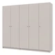 Комплект шаф для одягу Doros Промо (2 шт.) 225х48х204 см Кашемір (DRS-011212) - зображення 3