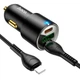 АЗУ Hoco NZ6 PD45W (2Type-C/1USB) + Type-C to Lightning Black - изображение 3