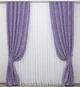 Комплект готовых штор VR-Textil Жаккард Sultan XO № 1285ш Лавандовый 150х270 см 2 шт (33-0132) - изображение 2