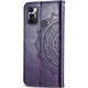 Кожаный чехол-книжка Epik Art Case с визитницей для TECNO Spark 7 Фиолетовый - изображение 3