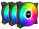 Вентилятор PcCooler FX 120 ARGB BK 3in1, чорний (FX 120 ARGB BK 3in1) - зображення 1