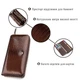 Женский кошелек ST Leather из натуральной кожи коричневого цвета большой размер горизонтальный с застежкой на кнопку для прав (bg184fash38) - изображение 4