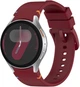 Ремешок BeCover Tape для Samsung Galaxy Watch (20mm) 3 41mm/4/5/6/7 40-44mm Red Wine (BC_712061) - изображение 1