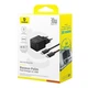 Комплект для швидкої зарядки Зарядний мережевий пристрій Baseus Palm 30W Type-C QC3.0+PD3.0 + Кабель Type-C to Type-C 60W 1m (P10111605113-01) Black - зображення 8
