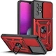 Чехол Fiji Camera Defence для Samsung Galaxy A53 5G (A536) бампер с защитой камеры и подставкой Red - изображение 1