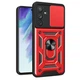 Чехол Fiji Camera Defence для Samsung Galaxy M14 (M146) бампер с защитой камеры и подставкой Red - изображение 1