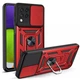 Чехол Fiji Camera Defence для Samsung Galaxy M32 (M325) бампер с защитой камеры и подставкой Red - изображение 1
