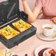 Сэндвичница с 4 съемными формами DSP электрический гриль вафельница бутербродница с антипригарным покрытием, 1200 Вт - изображение 2