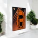 Арт Держатель Рамка на Стену 80x50 см. для Фирменного Конструктора Technic 42056 Porsche 911 GT3 RS Orange Порш Оранжевый 2016 года - Type-E - изображение 2