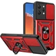 Чехол Fiji Camera Defence для Xiaomi Redmi 12 бампер с защитой камеры и подставкой Red - изображение 1