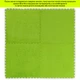 Пол-пазл Sticker Wall плюшевый САЛАТОВЫЙ 60*60*1cm (D) SW-00002095 - изображение 6