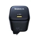 Зарядное сетевое устройство Baseus PicoGo GaN Fast Charger 45W Type-C с функцией быстрой зарядки QC3.0+PD3.0 (P10176800123-00) Black - изображение 5