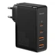 Зарядное сетевое устройство Baseus GaN2 Pro 100W 2 Type-C + 2 USB с функцией быстрой зарядки QC4.0+PD3.0 + Кабель Type-C to Type-C 100W 1m (CCGAN2P-L01) Black - изображение 5