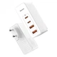 Зарядное сетевое устройство Baseus GaN2 Pro 100W 2 Type-C + 2 USB с функцией быстрой зарядки QC4.0+PD3.0 + Кабель Type-C to Type-C 100W 1m (CCGAN2P-L02) White - изображение 4