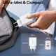 Зарядное сетевое устройство Baseus Cube 30W Type-C+USB с функцией быстрой зарядки QC3.0+PD3.0 (P10111404213-00) White - изображение 12
