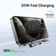 Зарядное сетевое устройство Baseus Palm 20W Type-C+USB с функцией быстрой зарядки QC3.0+PD3.0 (P10111608113-00) Black - изображение 7