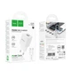 Зарядний пристрій HOCO C147A Charm PD20W+QC3.0 charger set Type-C to Type-C cable White (6942007630290) - зображення 6