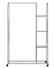 Вішалка стійка для одягу з полицями (106x43x170 см) - зображення 2