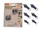 Універсальний набір для миттєвого ремонту блискавок Instant Zipper Repair Kit Black - изображение 1