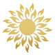 Зеркальный декор акриловый самоклеющийся золото, 27шт (D) SW-00002503 - изображение 1