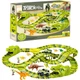 Mega Race Track Xxxl Dinosaur Park гоночна траса динозаврі 240 елементів для дітей 360 см - зображення 1