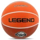 Мяч баскетбольный резиновый №7 Legend BR2861C (резина, бутил, оранжевый) - изображение 1