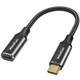 Кабель-подовжувач CLEEFUN Type-C to Type-C USB3.2 10Gbps 100W 0.3м, black - зображення 1