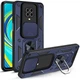 Чехол Fiji Camera Defence для Xiaomi Redmi Note 9 Pro бампер с защитой камеры Dark Blue - изображение 1