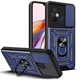 Чохол Fiji Camera Defence для Xiaomi Redmi 12C бампер із захистом камери та підставкою Dark Blue - зображення 1