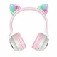 Наушники Hoco W27 Cat ear wireless headphones Gray - изображение 3