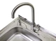 Кухонная накладная мойка AquaMill LUX 8060 + Смеситель + Дозатор + Сифон (правая, левая) - изображение 7