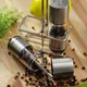 Набор для специй Kamille Grinder Set перцемолка и солонка на подставке 10х14.5см (KM-7052) - изображение 4