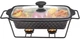 Мармит Kamille Golden Heat керамическая форма 1.1л 30.5х17.5х10.5см с подставкой и подогревом (KM-6420) - изображение 1