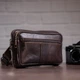 Сумка на пояс Vintage із натуральної шкіри коричневого кольору для поїздок маленького розміру (bg147fash27) - зображення 3