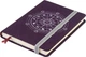 Деловая записная книжка Optima Zodiac А6 твердая обложка текстиль на резинке в линию 128 листов (O27192-08) - изображение 2