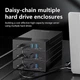 Зовнішня кишеня Blueendless МR35T HUB USB 3.1 для HDD 3.5" з хабом - зображення 3
