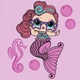 Картина за номерами "LOL Surprise! Mermaids Waves" KHO6266, 40х40 см - зображення 1
